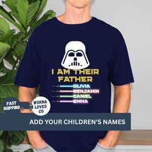 Custom Dad Shirt With Kids Names, Funny Gift For Husband Shirt, Personalized Fathers Day Gifts T-Shirt, New Dad Hoodie, Gift for Papa 2025