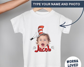 Dr.Seuss Custom Name Shirt, Reading Day Adult Shirt, Read Across Toddler T-Shirts, Dr Seuss Day Tees for Kids, Reading Week Sweatshirt Gifts