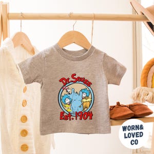 Dr Seuss Est. 1904 Shirt, Reading Day Adult Shirt, Read Across Toddler T-Shirt, Dr Seuss Day Tees for Kids, Cartoon Sweatshirt, Reading Gift