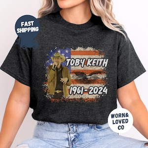 Toby Keith Shirt, Unisex TShirt with Toby Keith Fan, Gift For Country Music Lovers Tee, Toby Keith Remembrance Sweatshirt, Cowboy Toby Keith