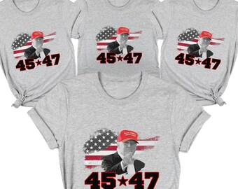 Maglietta del presidente Trump 47, maglietta Trump 45 47 MAGA, maglione Vote for Trump, felpa con cappuccio Make America Great Again, giorno delle elezioni, regalo repubblicano