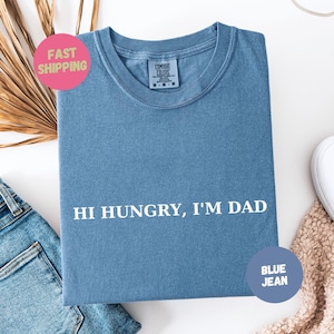 Camiseta &quot;Hola, soy papá&quot;, colores cómodos, camisetas de bromas para papá, camiseta para papá primerizo, camiseta sarcástica para papá, camiseta para el Día del Padre, camisetas para el mejor papá.