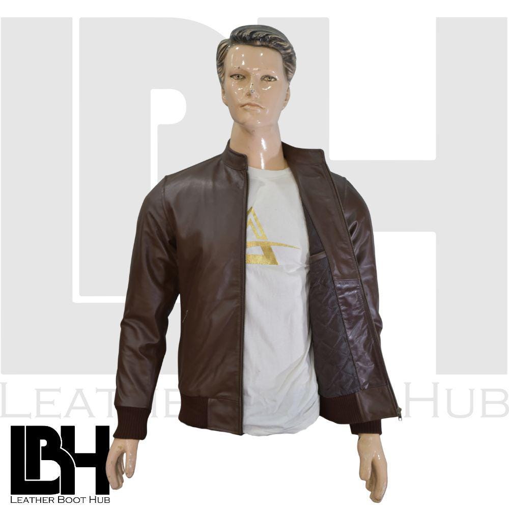 Leder Jacke U Boot Fahrer Lederjacke Real Leather Jacket