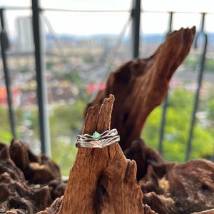 925 STERLING ZILVER Prinses & Ridder Matchende Koppelringen, Trouwring Set, Gratis Gegraveerd, Verstelbaar, Maansteen Ring, Jubileumringen
