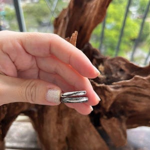 925 STERLING SILVER Growing Old With You Matching Rings, Free Engraved, Adjustable, Couple Rings, Anniversary Ring for Him, Customized Ring