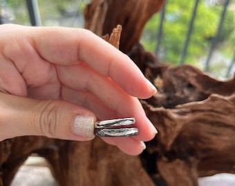 925 PLATA DE LEY Anillos a Juego Envejecer Contigo, Grabado Gratis, Ajustables, Anillos para Pareja, Anillo de Aniversario para Él