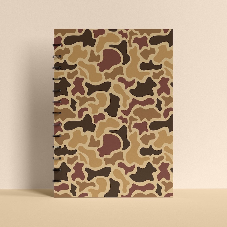 Textured Camouflage Design | Old School Camo | Digital Pattern | Seamless Pattern | Vector Hunting Camouflage | Duck Hunting Background image 4