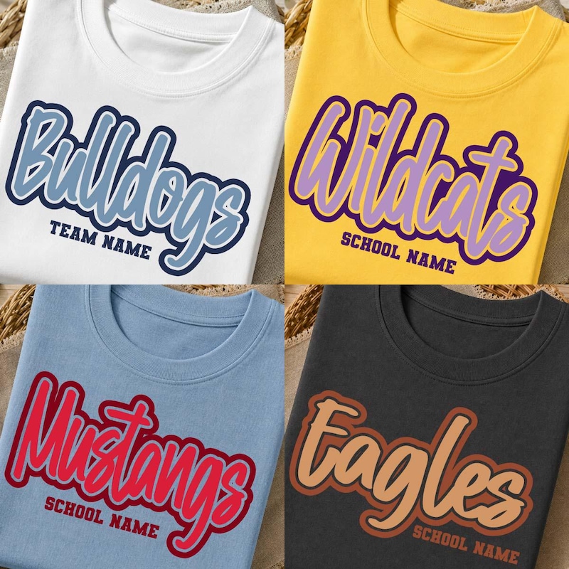Cursive School Png Design - Etsy