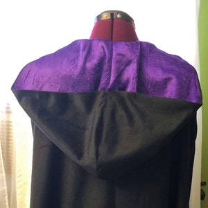 Winter Hooded Velvet Cloak