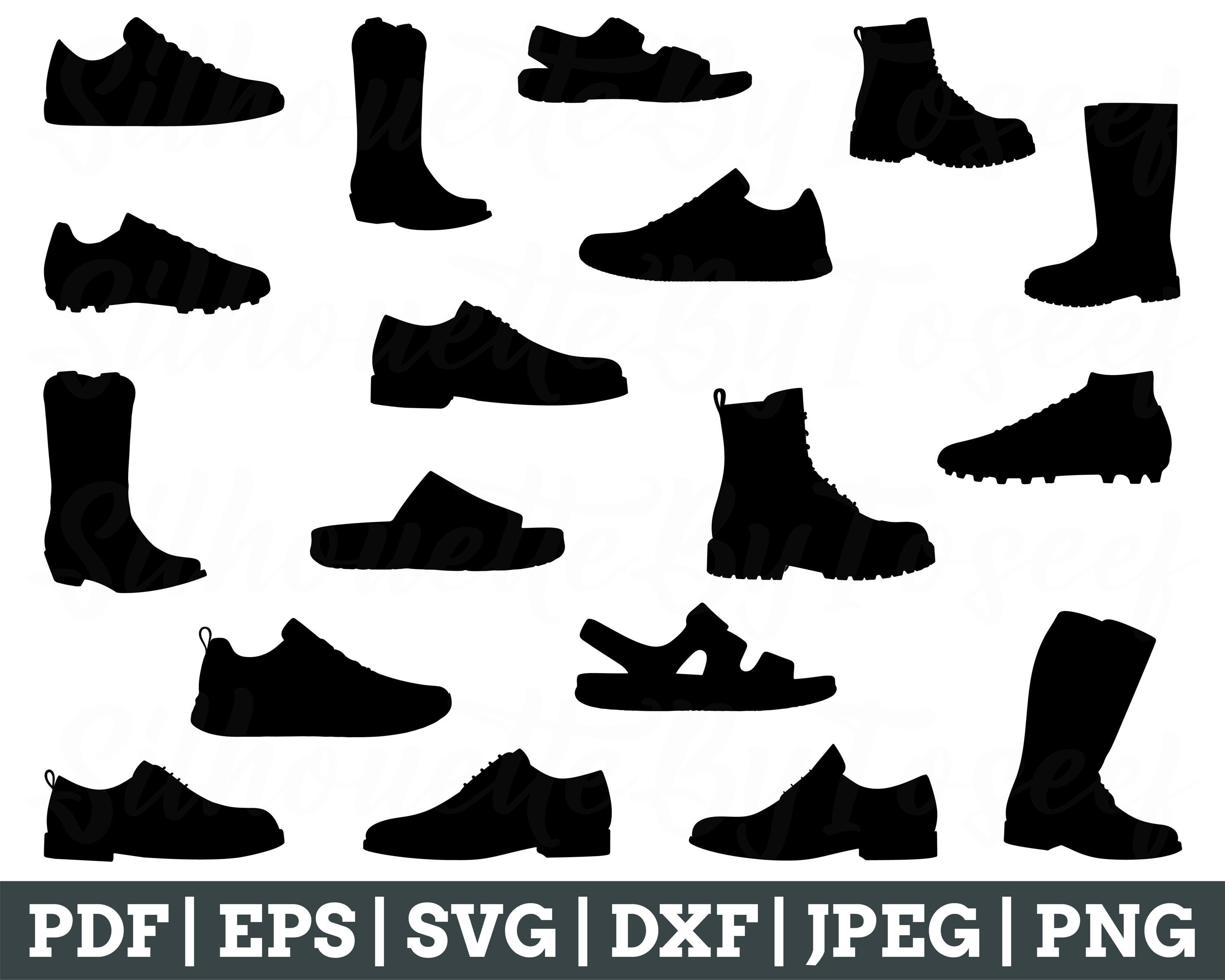 Men Shoes Svg, Men Shoes Vector, Men Shoes Silhouette, Men Shoes Cricut, Jpeg, Png