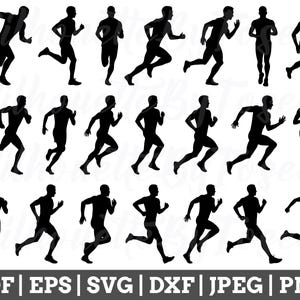 Man Running Svg, Runner Cut File, Man Running Cricut, Jpeg, Png