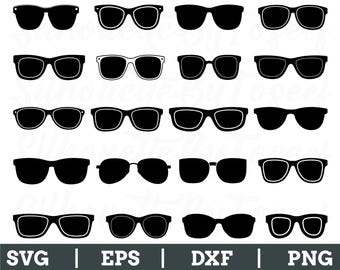 Beach Glasses Svg, Sunglasses Cut File, Beach Glasses Vector, Dxf, Png