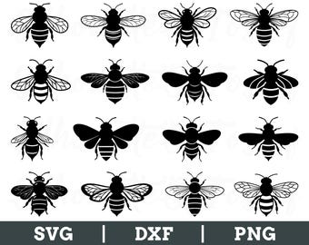 Bi-svg, bi-silhuett, honungsbis-klippfil, bi-vektor, bi-dxf, png