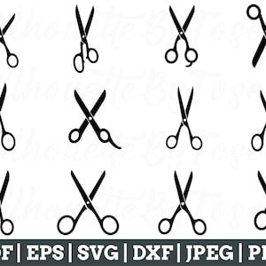 Scissors Svg, Scissor Vector, Scissor Cut File, Scissor Silhouette, Scissors Dxf, Jpeg, Jpeg, Png