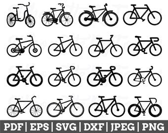 Bicycle Svg, Bicycle Cut File, Bicycle Silhouette, Bicycle Cut File, Jpeg, Png