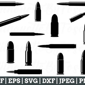 Bullet Svg, Bullet Silhouette, Bullet Cut File, Bullet Cricut, Jpeg, Png