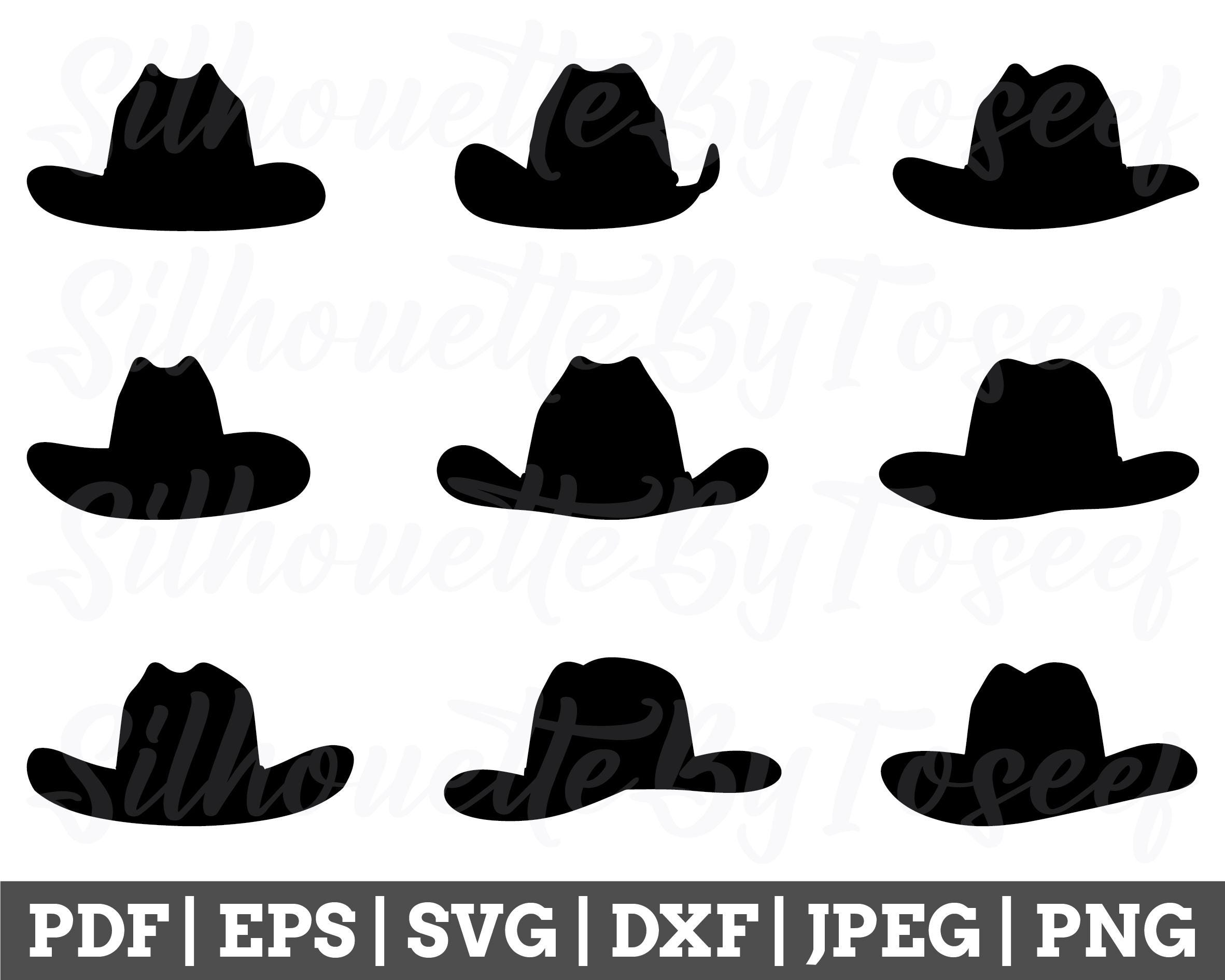 Cowboy Hat Svg, Cowboy Hat Cut File, Cowboy Cricut, Cowboy