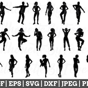 Drill Dancer Svg, Drill Dancer Cut File, Drill Dancer Silhouette, Dancers Vector, Jpeg, Png