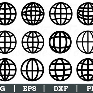 Internet Symbol Aufdruck, Internet Silhouette, Globus Symbol, Internet Vektor, Png