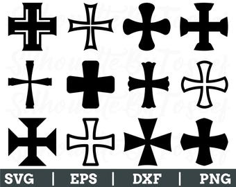 Maltese Cross Svg, Maltese Cross Silhouette, Maltese Cross Vector, Maltese Cross Dxf, Png