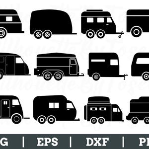 Horse Trailer Svg, Horse Trailer Vector, Horse Trailer Cut File, Dxf, Png