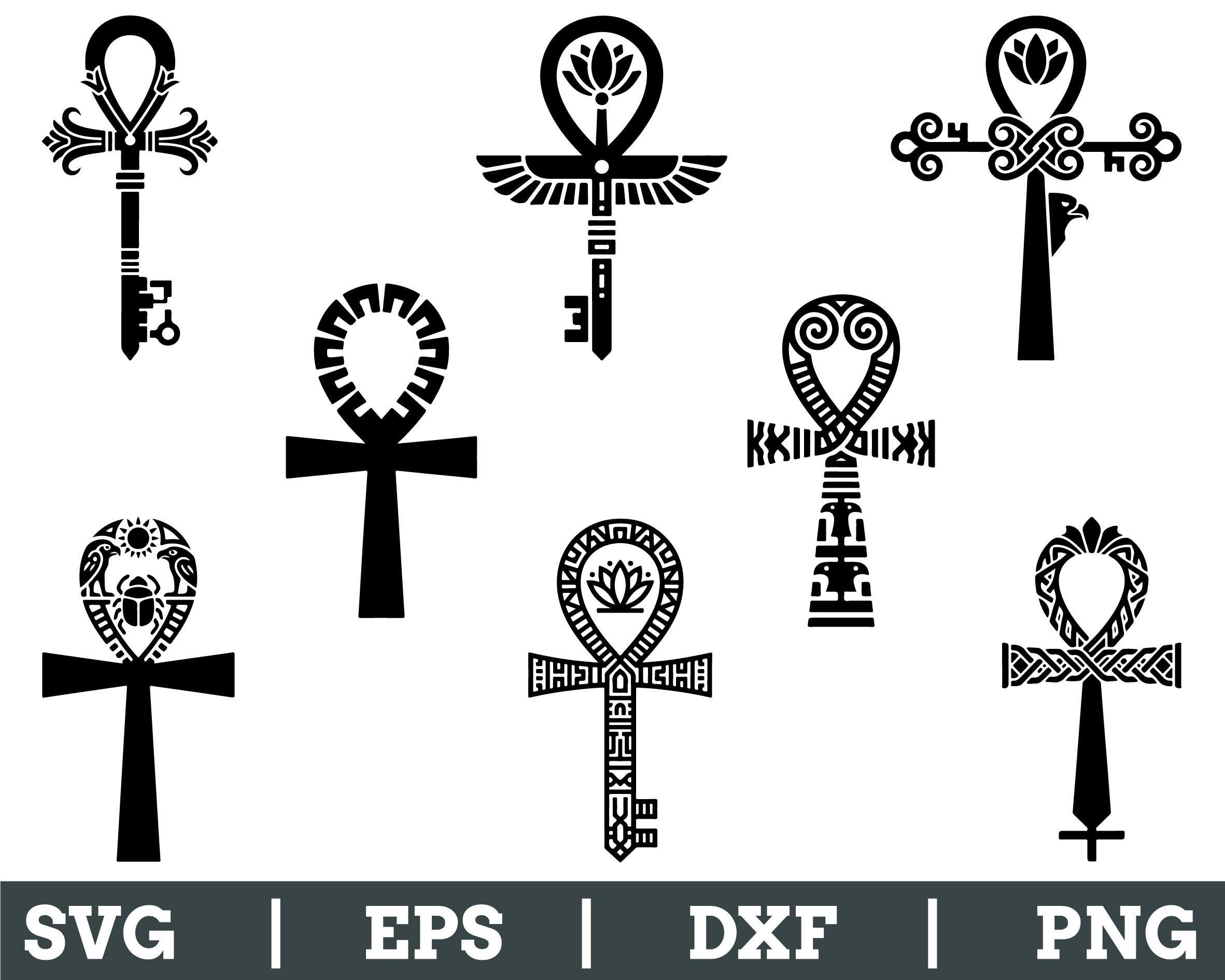 Ankh Path Svg Egyptian Ankh Svg, Dxf, Png - Etsy
