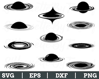 Black Hole Svg, Black Hole Silhouette, Black Hole Vector, Black Hole Dxf, Png
