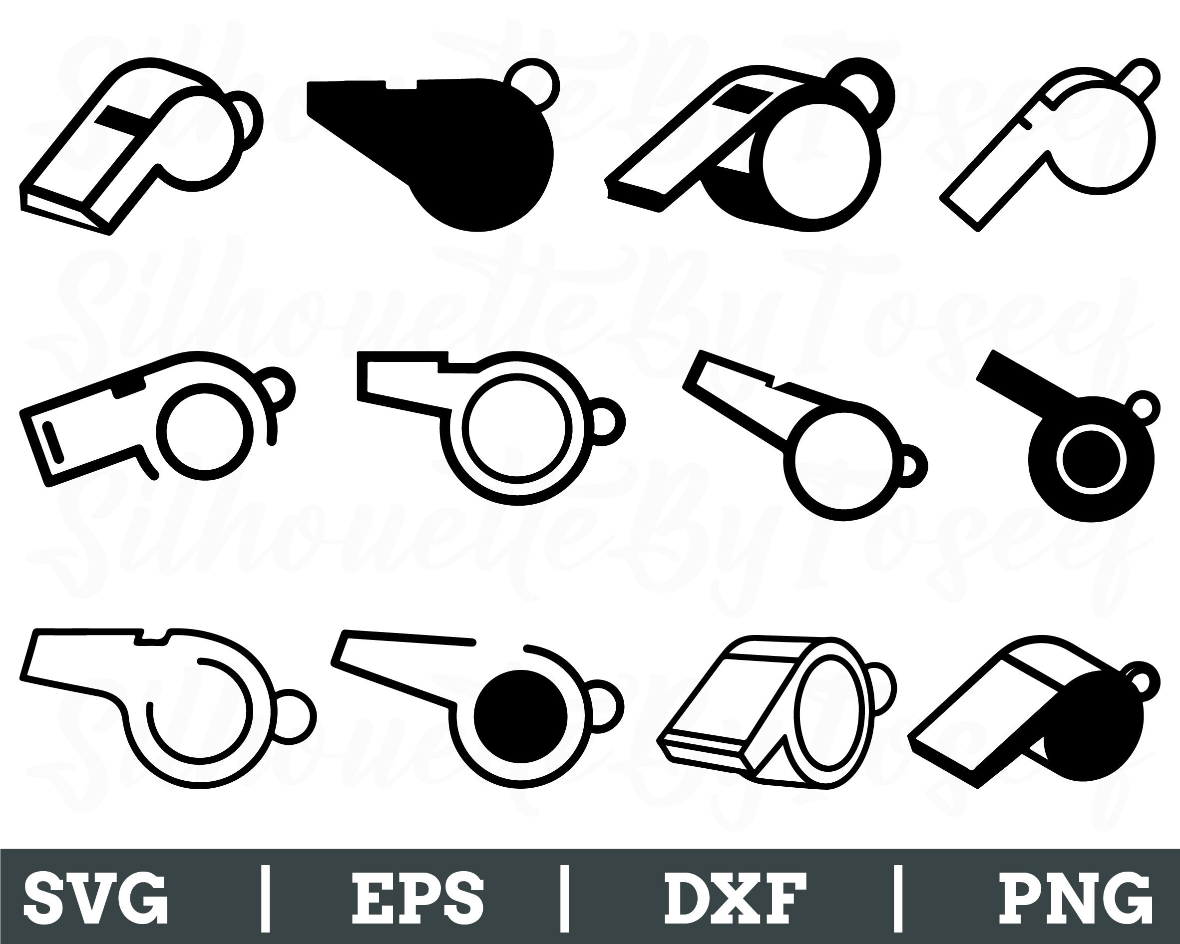 Silbatos SVG, silueta de silbatos, vector de silbato, silbato DXF, PNG -  Etsy México, image size:2363x1891