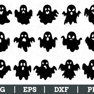Geist SVG, Geist Silhouette, Geist Vektor, Geist schneiden Datei, Geist Dxf, Png