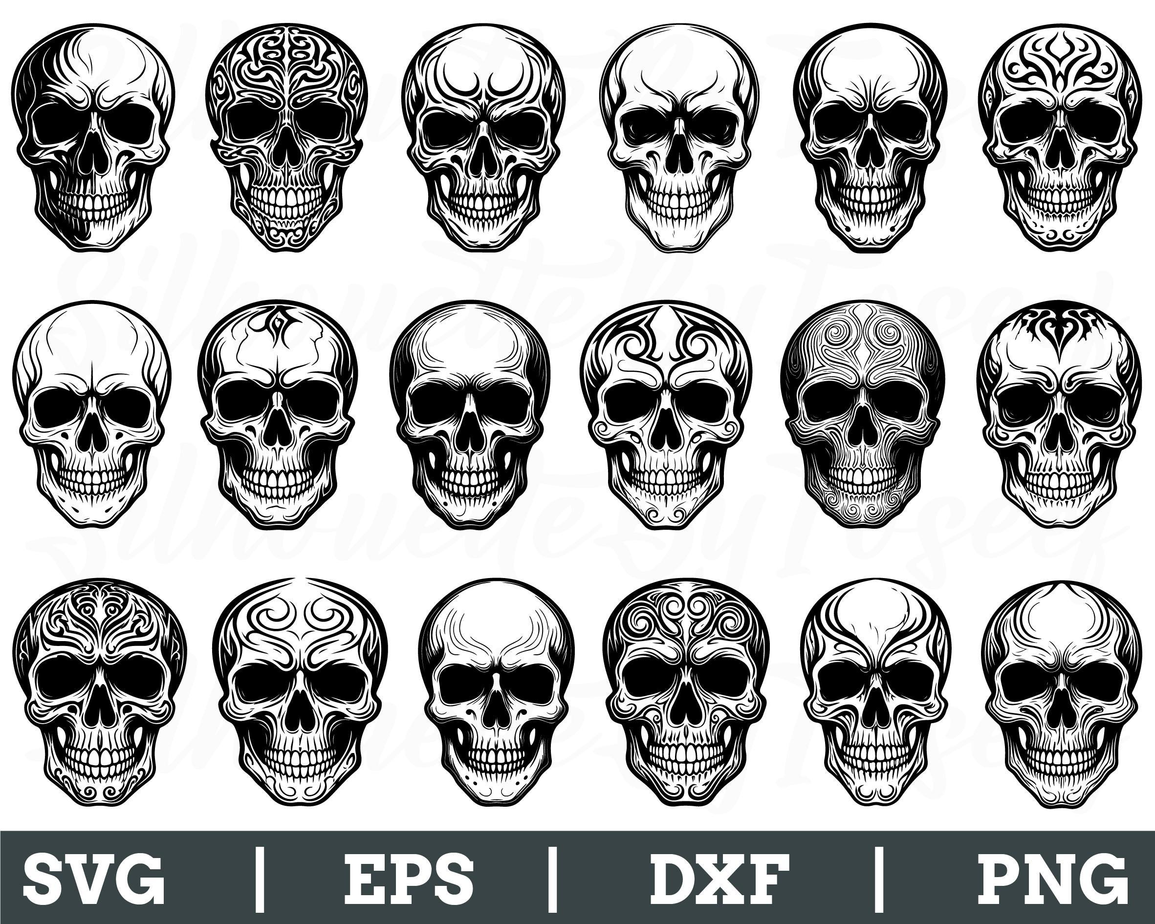 Tribal tattoo skull - Etsy 日本, image size:2363x1891