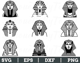 Egyptian Sphinx Svg, Egyptian Sphinx Cut File, Sphinx Silhouette, Sphinx Vector, Dxf, Png