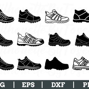 Hiking Shoes Svg, Hiking Shoes Vector, Shoes Dxf, Png