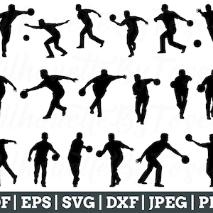 Bowling Svg, Bowling Cut File, Bowling Cut File, Bowling Silhouette, Bowling Cricut, Jpeg, Png