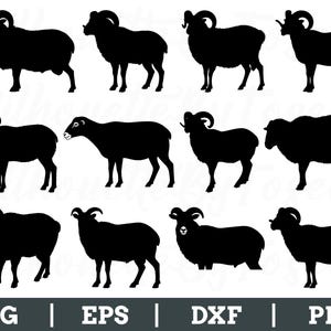 Ram Svg, Ram Silhouette, Ram Vector, Ram Dxf, Ram Cut File, Png