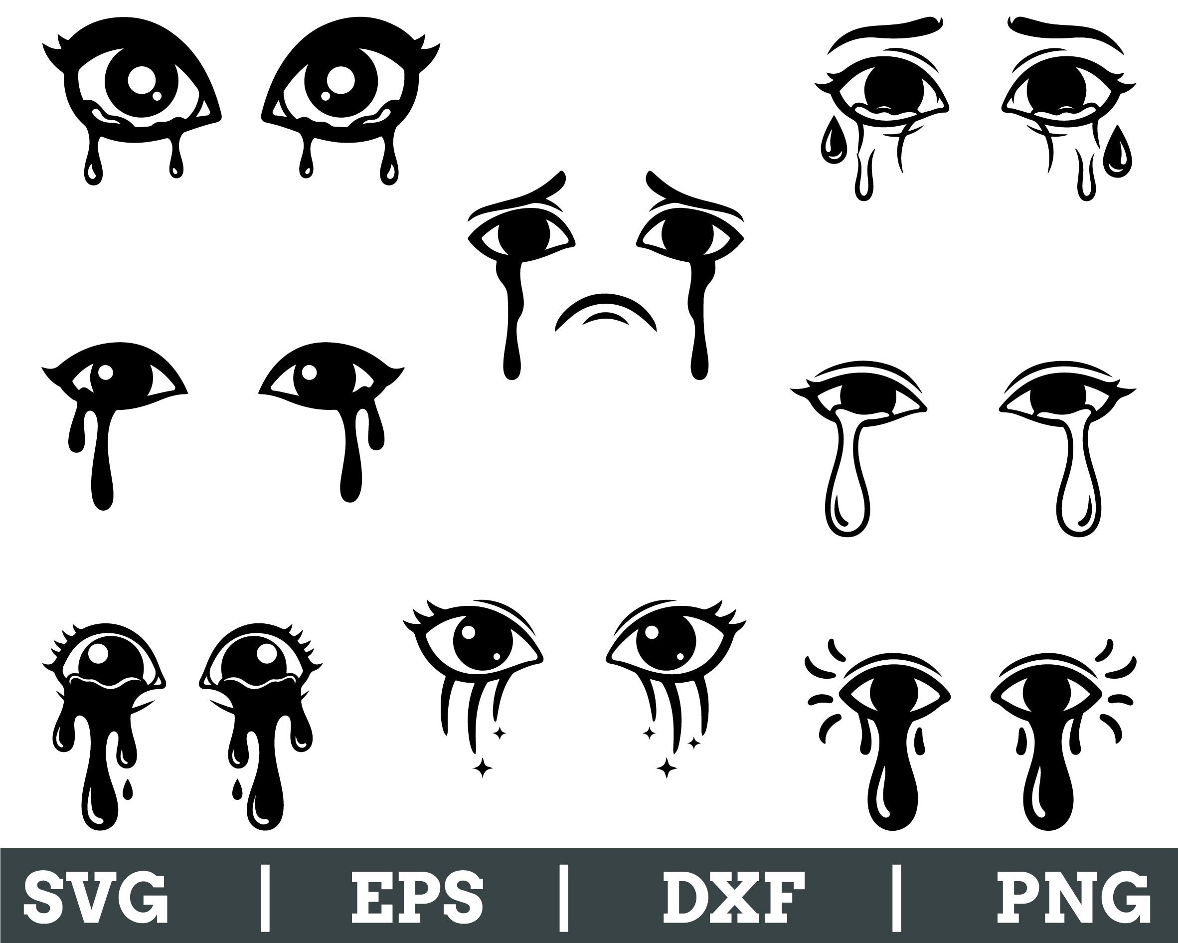 Crying Eyes Png - Etsy