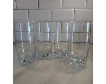 Vintage Set Of 4 pasabahce Highball glasses 6in Made In turkeyOLA004