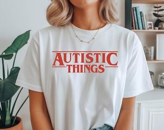Camiseta con motivos autistas / Camiseta retro sobre autismo / Camiseta minimalista para neurodivergentes / Ropa cómoda inspirada en la ciencia ficción