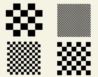 CHECKERED PATTERN SVG, Checkered pattern clipart, Checkered pattern svg file for Cricut, Checkered vector