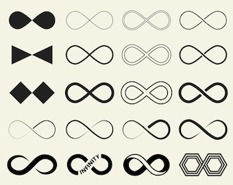 Infinity Symbol SVG, Infinity PNG Bundle, Infinity Clipart, Infinity SVG Cut Files for Cricut, Infinity Silhouette, Infinity Heart Svg