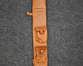 Handmade Vintage Leather Golf Bag – Retro Sunday Carry Bag