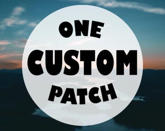 Custom Embroidered Patch – Personalized Iron-On or Sew-On Badge