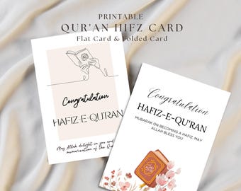 Hafiz Mubarak Greeting Card, Printable Hifz Card, Hafiz Graduation, Hafiz Hafizah Gift, Quran Completion & Memorisation Card, Hafidh Hifdh