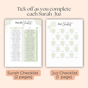 Koran Journal Digital, Koran Journaling, Koran Arbeitsbuch, Koran Studium & Reflexion, Sure Studium, Islamisch Druckbar, Koran Journal PDF Bild 4