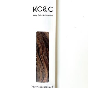 Balayage highlight chocoladecacao - Slavische Remy-haarverlenging Clip-in Clip-in hair extensions