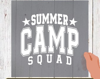 Summer Camp Squad DTF Transfer, Summer Vacation Iron-On Decal, Cousin Camping Squad Heat Press, Family Matching Camping DTF Print