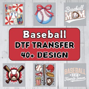 May include: A set of 10 baseball-themed digital designs for use with a heat press or iron-on transfer. The designs feature baseballs, bats, gloves, and other baseball-related imagery. The designs are perfect for creating custom apparel, accessories, and home decor.