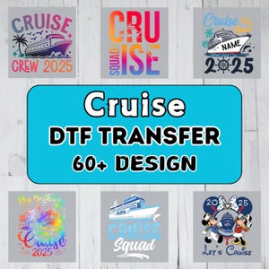 60+ Disneyland Cruise Trip DTF Transfer, Minnie Disney Iron-On Decal, In My Disney Mama Era Heat Press, Disney Family Trip Design