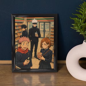 Anime Poster Jujutsu Kaisen inspired  Room Decor Anime Gift Jujutsu Kaisen Fan JJK Room Poster Jujutsu Kaisen Poster Cool Anime Jjk Gift