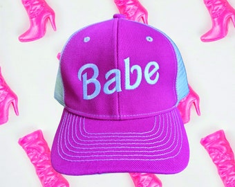 Babe Hat Baseball Cap Embroidery Cap Embroidered Hat Bachelorette Beach