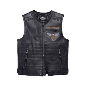Men&#39;s Limited Edition Leather Vest - Handmade Leather Waistcoat For Men